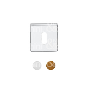 PAIRE DE BUSES CARRÉES Mod. 9700P Taille 50x50mm Trou de brevet - Product Image 1