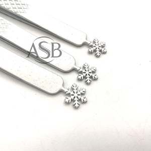Pince à épiler fine à 90 degrés avec pince à épiler pour cils en forme de flocon de neige, en acier inoxydable, impression de logo personnalisée, service OEM - Product Image 6