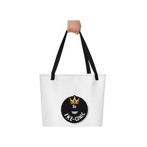 Sac fourre-tout promotionnel Be Ike-Conic Signature de grande taille avec impression sérigraphique 100% polyester et grande poche intérieure - Product Image 2