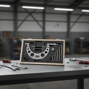 ไมโครมิเตอร์วัดภายนอก Facom พร้อมชุดอุปกรณ์เสริม ความแม่นยำ 1/100 มม. - Product Image 3