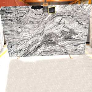 VISCOUNT BLANC Design Granit Sable Pierre Magique Granit Neige Vague Pierre Brûlant Surface Paysage Rock Mur Pierre - Product Image 6