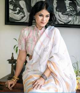 Saree en soie pure Bandhej Vêtements de fête de style indien de fabrication indienne Vêtements traditionnels indiens et pakistanais - Product Image 6