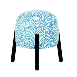 Modern Minimalist <b>Stool</b> and <b>Ottoman</b> with Soft Cushion for Living Room Home Furniture for Hotel Leisure Facilities Farmhouse - Product Image 1