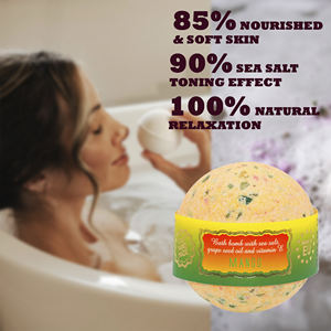 Bombes de bain effervescentes à la mangue juteuse, soin hydratant tropical pour la peau, cosmétiques artisanaux, production Lettonie, marque privée, commandes en gros - Product Image 4