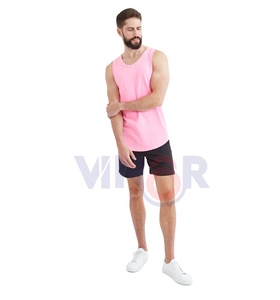 Camiseta sin mangas de verano unisex para hombre, camiseta informal de estilo callejero de secado rápido con diseño impreso de malla de licra, camiseta sin mangas transpirable de Color sólido - Product Image 3
