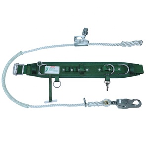 เข็มขัดนิรภัยสำหรับงานก่อสร้างที่สูง ยี่ห้อ Taiwan Adela รุ่น Lineman พร้อมสายรัดขนาด 50 มม. และระบบป้องกันการตก - Product Image 1