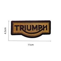 Patchs brodés personnalisables thermocollants pour voitures, motos, vêtements, sacs à dos - Patchs en tissu sergé DIY