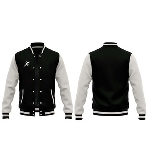 Logo personnalisé impression broderie Baseball Varsity Jacket Style unisexe High Street Sports College Baseball Jacket pour hommes - Product Image 3