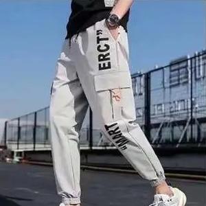 Colección de verano Premium, pantalones para hombre, pantalones de entrenamiento de algodón orgánico 100% con múltiples bolsillos para hombre, nueva moda Cargo Jogger - Product Image 2