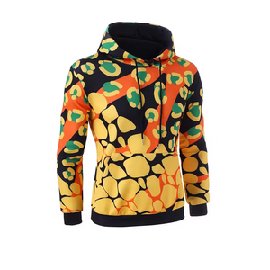 Sweat-shirt à capuche unisexe en coton 100% Terry, impression numérique, écologique, de haute qualité, streetwear, vente en gros - Product Image 5