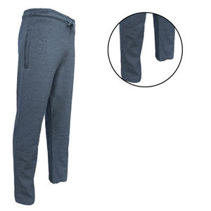 Pantalon de survêtement de sport décontracté à taille haute pour homme, en coton molletonné coupe ajustée avec poches zippées pour l'entraînement et l'usage quotidien - Product Image 6