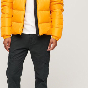 Custom High Quality Men's Autumn Winter Puffer <b>Jacket</b> Stand Collar Front Logo OEM Wholesale New Arrival Puffer <b>Jacket</b> - Product Image 6