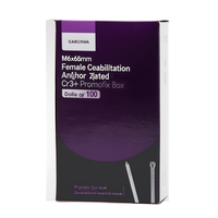 Anclaje de Rehabilitación Femenino M6x65mm, Zincado Cr3+, Promofix, Caja de 100 Unidades