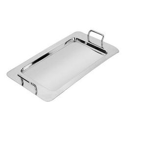 Plateau de service décoratif pour salade en acier inoxydable fait main de forme personnalisée avec finition polie pour la maison et la restauration - Product Image 5