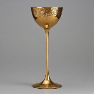 GloriaCalice Sanctified Glory Vintage Vin Calice Orné Religieux En Laiton Gobelet Idéal pour Les Autels D'église Et L'offrande Spirituelle - Product Image 5