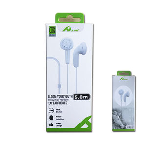 Écouteurs sportifs Kay avec indicateur de batterie LED et puce JL, longueur de câble de 5,0 m pour l'entraînement en salle de sport - Product Image 1