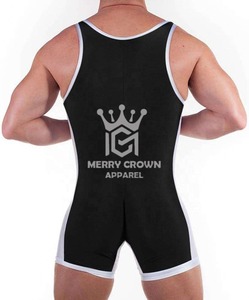 Solide hiver Gym Sports Fitness Wrestling Singlets séchage rapide respirant Wrestling Wear Singlets pour hommes - Product Image 4