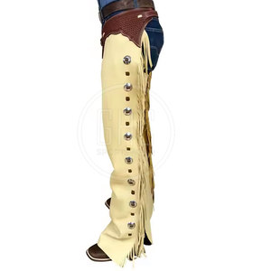 Chaps complets d'équitation confortables et légers avec logo personnalisé OEM Chaps d'équitation complets - Product Image 5