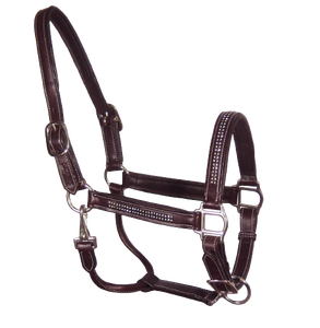 Meilleure offre AL RAHMAN TACKS cuir véritable cheval Dressage licou Durable fantaisie Design cristal vente équitation - Product Image 2