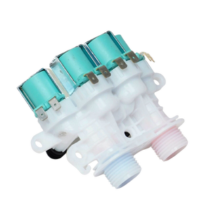 Vanne d'admission d'eau électrique W11165546 en plastique pour lave-linge commercial, pièces de rechange de haute qualité, garantie 1 an, 2 sorties eau chaude/froide - Product Image 6