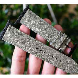 Vente en gros de bracelets de montre Luxali Stingray en cuir 20mm personnalisés, meilleur fournisseur vietnamien - Product Image 2