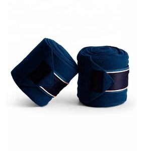 ขนแกะขี่ม้าโปโลห่อขี่ม้าผ้าพันแผลขี่ม้าโลโก้ที่กำหนดเองม้าขาผ้าพันแผล - Product Image 2