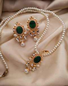 High-quality 2PCS Artificial Jewellery Set Bridal <b>Crystal</b> Necklace Sets for Women Wedding Party Jewelry - Product Image 3