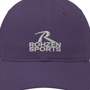 Gorra de Béisbol de 6 Paneles Morada Personalizada de Alta Calidad Rohzen Sports ODM OEM, Gorra Ajustable Unisex de Lona y Algodón para Uso Casual - Product Image 6