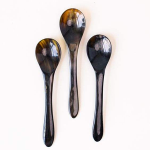 SA Sons Exports' High Quality Eco-Friendly Handmade Simple Modern Decorative Horn Spoons Tea <b>Honey</b> Serving Party Home Hotel - Product Image 3