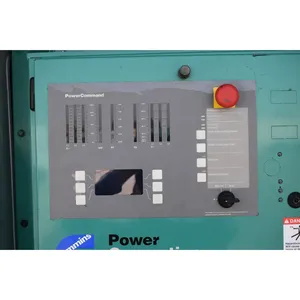 Groupe électrogène diesel industriel triphasé d'occasion 500 kW, sortie 277/480 V, sur remorque, pour alimentation de secours commerciale - Product Image 5