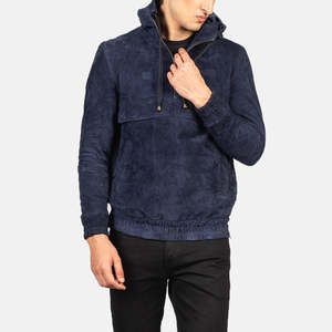 Veste d'hiver pour hommes Top Design avec col montant manches longues 100% cuir de haute qualité personnalisable prix raisonnable - Product Image 2
