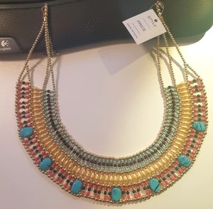 Collar de cristal hermoso étnico personalizado bohemio hecho a mano Cleopatra collar egipcio diseño Halloween - Product Image 5