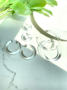 Modern Resin <b>Drop</b> Earrings with Natural Pearl for Women Handmade Artistic Jewelry Stylish Designer Accessories Party Gift - Product Image 3
