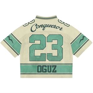 T-shirt en maille streetwear à col rond pour homme, coupe ample, coupe classique, impression numérique, tricoté en polyester/coton, séchage rapide - Product Image 6