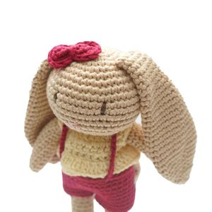 Charmant lapin tricoté avec tenue à l'ancienne pour les chambres d'enfants d'Indonésie - Product Image 5