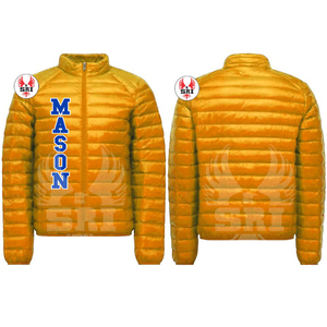 Veste matelassée Maître Maçon Maçonnique, Veste matelassée sur mesure |   Veste matelassée pour homme avec logo brodé personnalisé, regalia maçonniques - Product Image 3