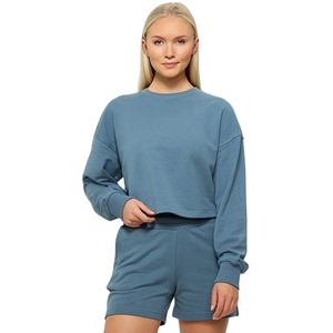 Camiseta Deportiva de Manga Larga para Mujer, Diseño Holgado, para Gimnasio, Entrenamiento, Verano, Moda, Tallas Grandes, Algodón y Poliéster - Product Image 3
