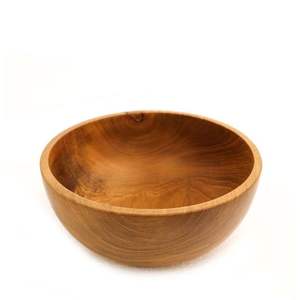 Vintage-inspired wooden <b>salad</b> <b>bowl</b> for a classic look Food safe wooden <b>salad</b> <b>bowl</b> for kitchen use Luxury <b>wood</b> <b>salad</b> <b>bowl</b> elegant - Product Image 5