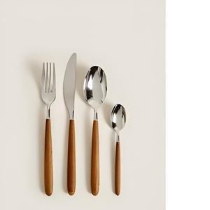 ชุดช้อนส้อมโลหะ4ชิ้นสำหรับโรงแรมและร้านอาหาร2024 - Product Image 3