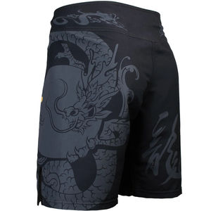 Pantalones cortos BJJ MMA de rendimiento elásticos en 4 direcciones con estampado personalizado OEM Jiu Jitsu Fighting MMA Grappling Short MMA Boxing Fight Shorts - Product Image 6