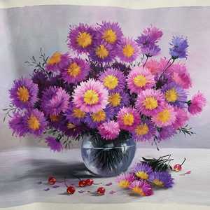 100% Peint à la Main 24 In× 20 en Huile sur Toile Art Champ Classique - Product Image 5