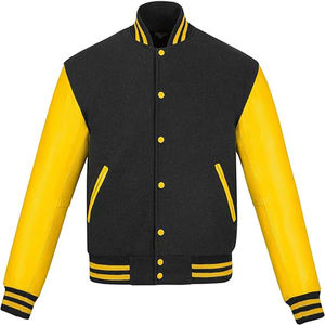 Mens Casual Sports Varsity Jacket Fashion Hooded Letterman Jackets - Product Image 6