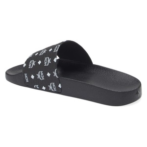 Sandali da donna MCM neri con monogramma, infradito aperti con strass, comodi, in mesh, antiscivolo, in gomma Evergreen, taglia 41, ricamati - Product Image 2