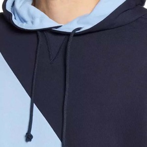 Latest Design <b>Pullover</b> <b>Men</b> Hoodie High Quality Custom Wholesale Cheap Price Cotton Block Color Plain Oversized Basics Hoodies - Product Image 5