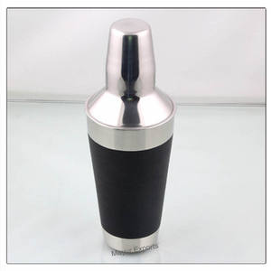 Ensemble de bar en acier inoxydable classique et écologique de qualité supérieure Kit de barman professionnel Shaker à cocktail Jigger Muddler Mixing - Product Image 3