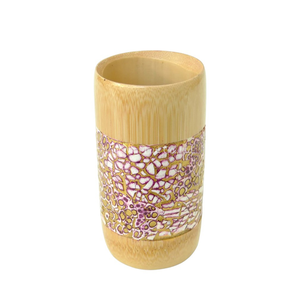Elegante Taza de Bambú Lacada Hecha a Mano con Incrustaciones de Nácar, Recipiente Decorativo para Beber, para Exhibición en Mesa, de Vietnam - Product Image 1