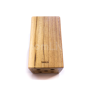 Porte-ustensiles de cuisine en teck naturel, écologique, durable, sans peinture ni vernis, halal, personnalisable. - Product Image 4