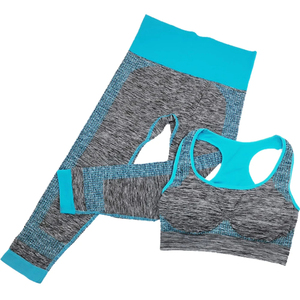 ชุดกีฬาสำหรับเล่นโยคะของผู้หญิงชุดเสื้อผ้าแนวสตรีทเอวยางยืดพิมพ์ลาย - Product Image 3