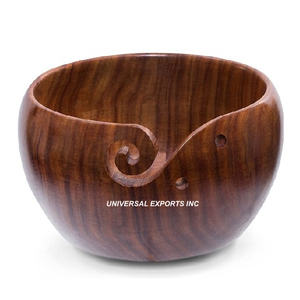 Ensaladera de madera de mango de lujo Diseño personalizado Cuenco de servicio hecho a mano Cuenco de chocolate de madera de diseñador con acabado personalizado - Product Image 6