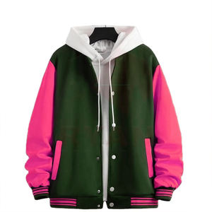 Vestes Vintage Personnalisées Unisexe pour Hommes Vestes à Capuche Varsity Haute Qualité Classique Grande Taille - Product Image 4